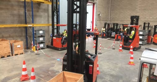 Operator training by Toyota Material Handling
