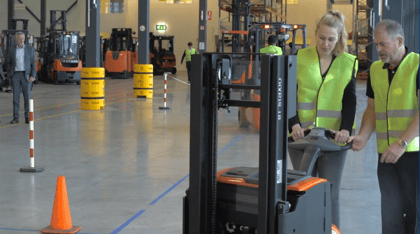 Forklift operator training 