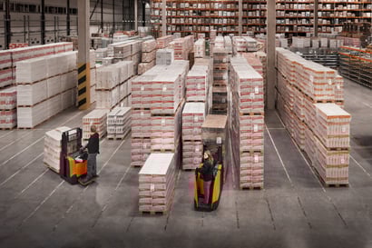Toyota BT Staxio pallet stackers for blockstacking